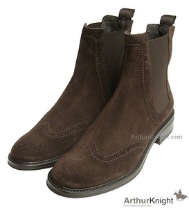 boots daim marron femme
